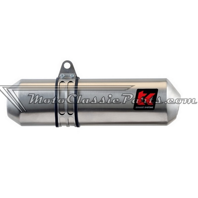Silencioso Turbokit OVAL 380m/m OFF ROAD XX CENTRO INOX SOLDADO HQ22-45-OC-I