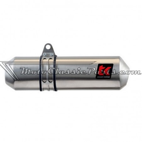 Silencioso Turbokit OVAL 380m/m OFF ROAD XX CENTRO INOX SOLDADO HQ22-45-OC-I