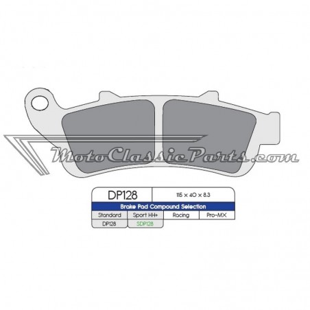 Brake Pads / Pastillas de freno DPBrake DP128