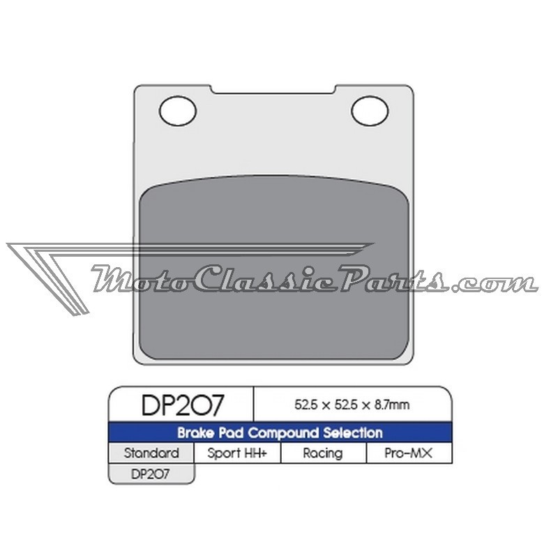 Brake Pads / Pastillas de freno DPBrake DP207