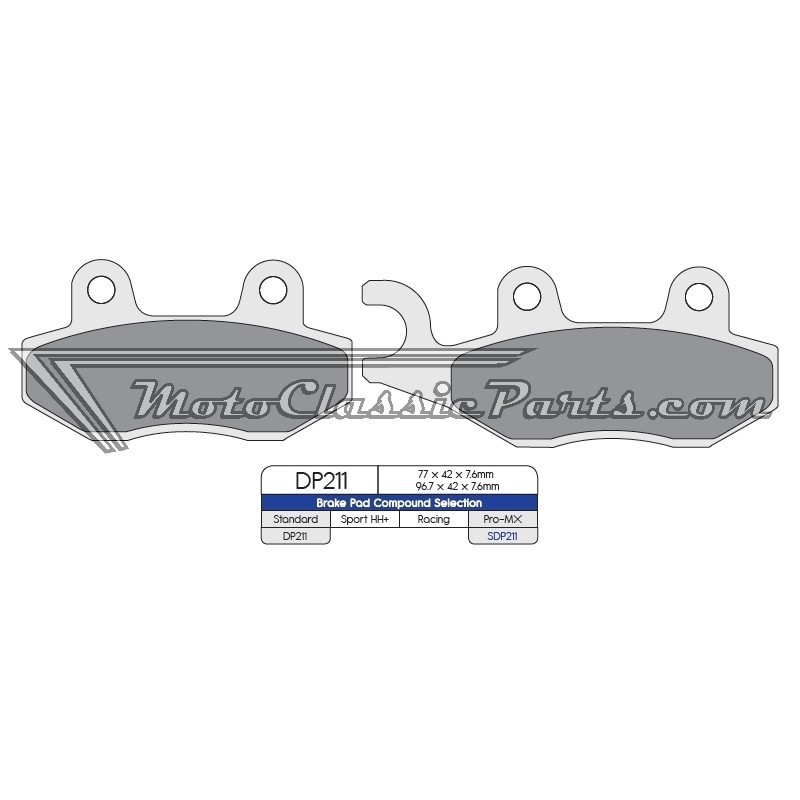 Brake Pads / Pastillas de freno DPBrake DP211