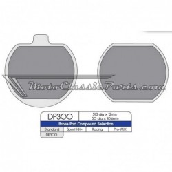 Brake Pads / Pastillas de freno DPBrake DP300