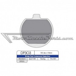 Brake Pads / Pastillas de freno DPBrake DP303