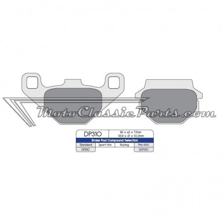 Brake Pads / Pastillas de freno DPBrake DP310