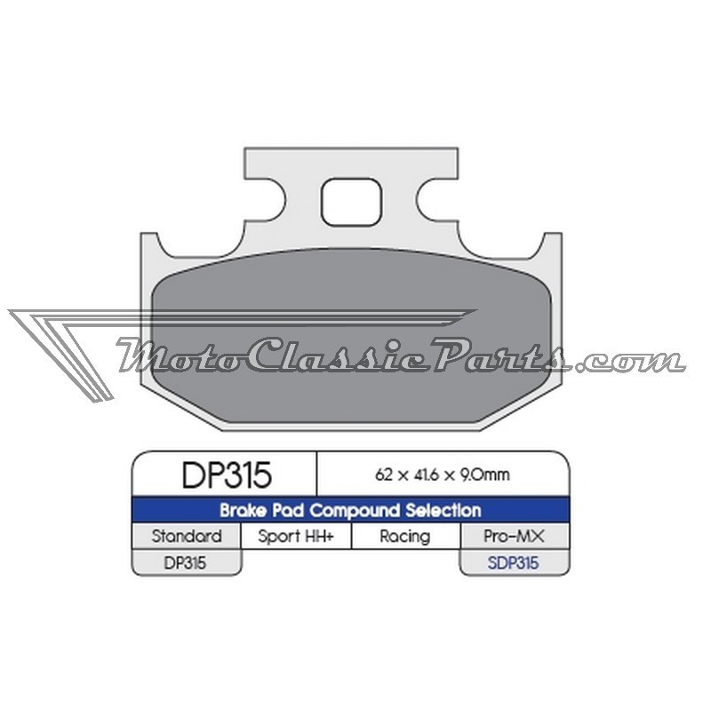 Brake Pads / Pastillas de freno DPBrake DP315