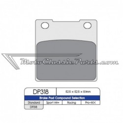 Brake Pads / Pastillas de freno DPBrake DP318