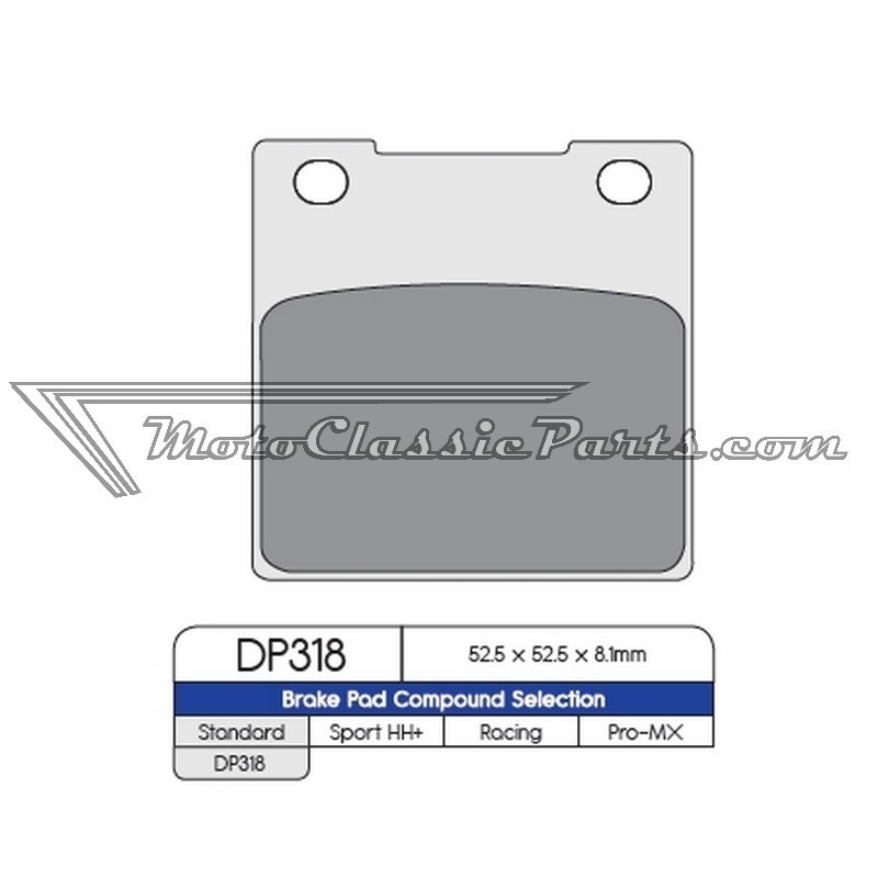 Brake Pads / Pastillas de freno DPBrake DP318