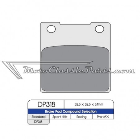 Brake Pads / Pastillas de freno DPBrake DP318