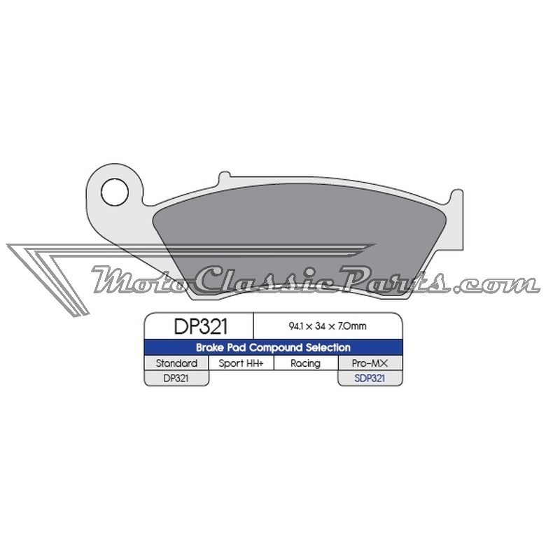 Brake Pads / Pastillas de freno DPBrake DP321