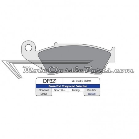 Brake Pads / Pastillas de freno DPBrake DP321