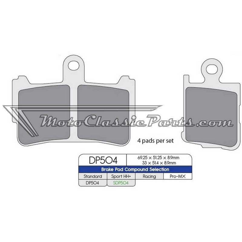 Brake Pads / Pastillas de freno DPBrake DP504