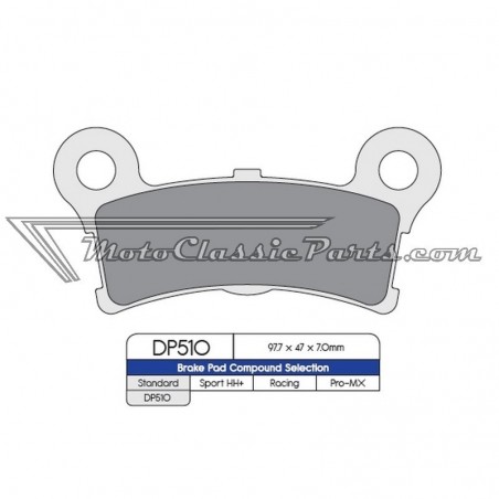 Brake Pads / Pastillas de freno DPBrake DP510