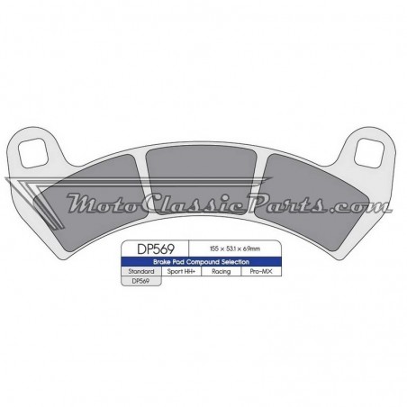 Brake Pads / Pastillas de freno DPBrake DP569