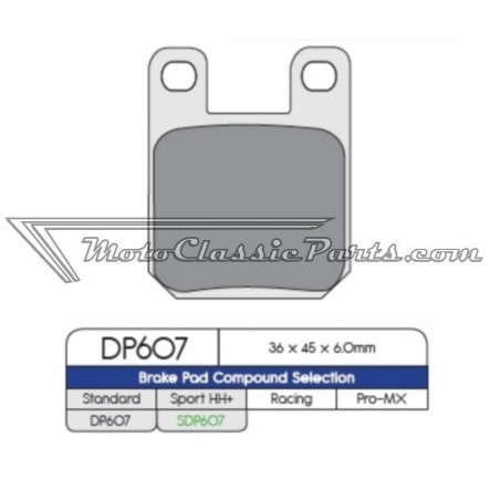 Brake Pads / Pastillas de freno DPBrake DP607