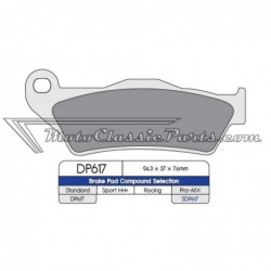Brake Pads / Pastillas de freno DPBrake DP617