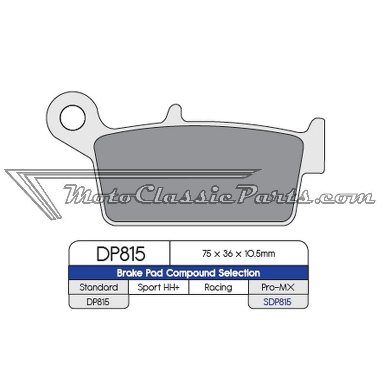 Brake Pads / Pastillas de freno DPBrake DP815