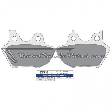 Brake Pads / Pastillas de freno DPBrake DP918