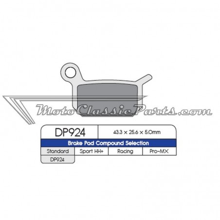 Brake Pads / Pastillas de freno DPBrake DP924