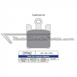 Brake Pads / Pastillas de freno DPBrake DP942