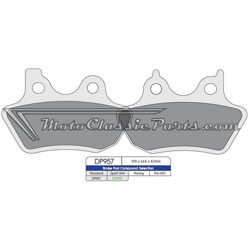 Brake Pads / Pastillas de freno DPBrake DP957