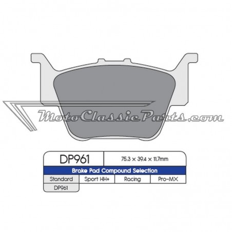 Brake Pads / Pastillas de freno DPBrake DP961