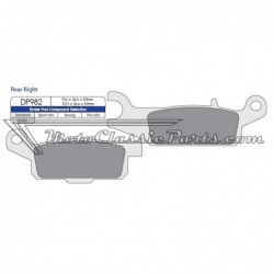 Brake Pads / Pastillas de freno DPBrake DP982