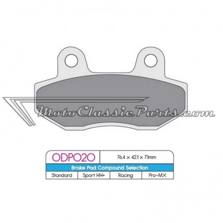 Brake Pads / Pastillas de freno DPBrake ODP020