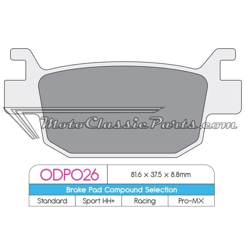 Brake Pads / Pastillas de freno DPBrake ODP026