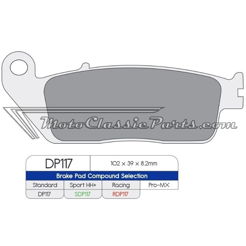 Brake Pads / Pastillas de freno DPBrake RDP117