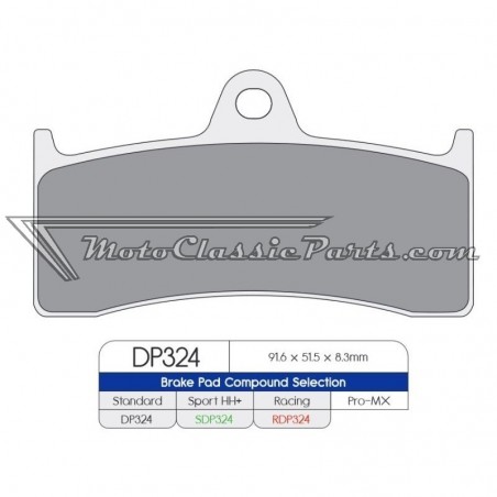 Brake Pads / Pastillas de freno DPBrake RDP324