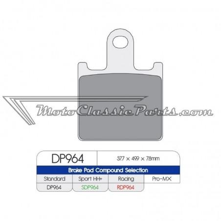 Brake Pads / Pastillas de freno DPBrake RDP964