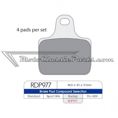 Brake Pads / Pastillas de freno DPBrake RDP977