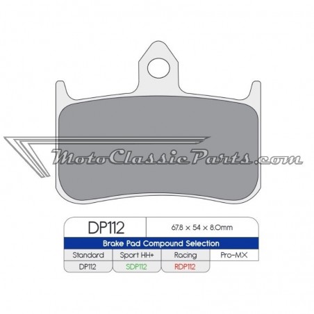 Brake Pads / Pastillas de freno DPBrake SDP112HH+