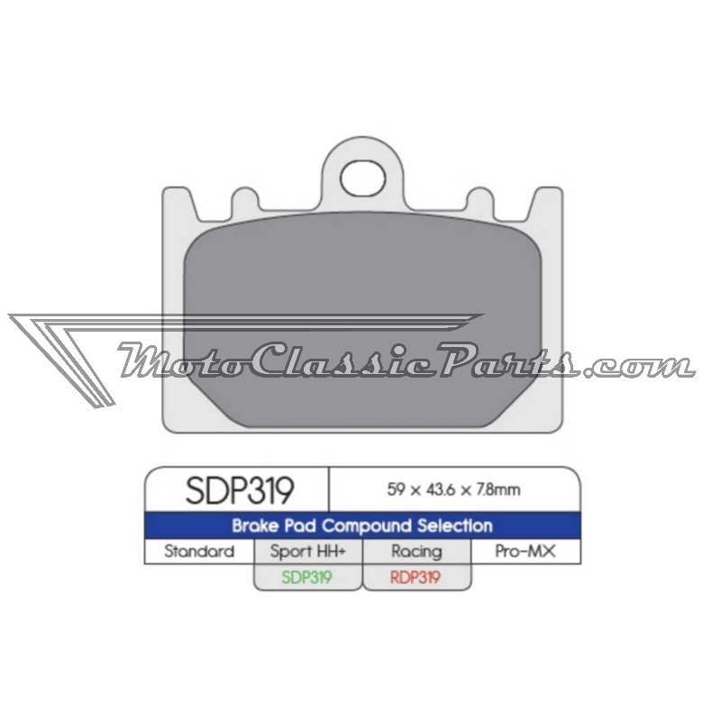 Brake Pads / Pastillas de freno DPBrake SDP319HH+