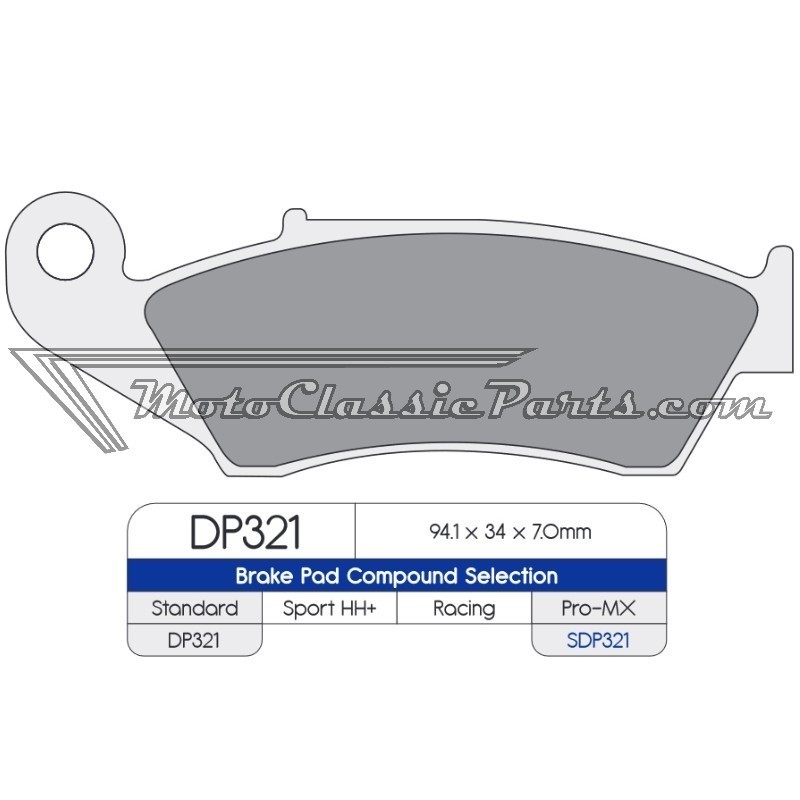 Brake Pads / Pastillas de freno DPBrake SDP321