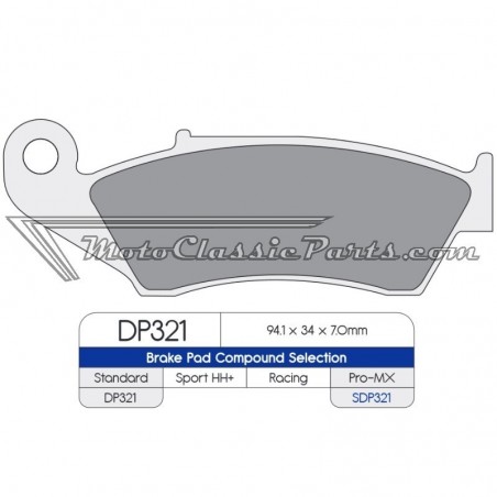 Brake Pads / Pastillas de freno DPBrake SDP321