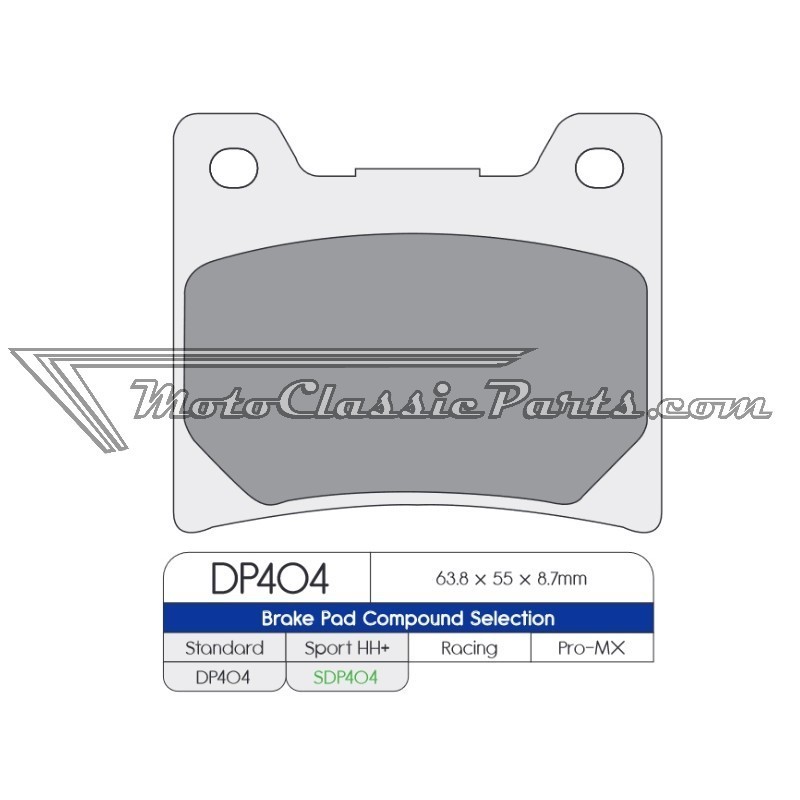 Brake Pads / Pastillas de freno DPBrake SDP404HH+