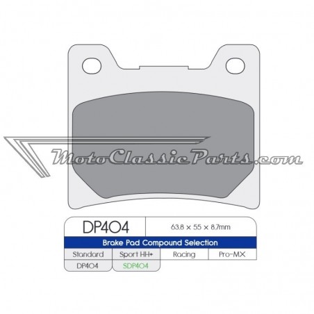 Brake Pads / Pastillas de freno DPBrake SDP404HH+