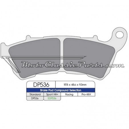 Brake Pads / Pastillas de freno DPBrake SDP536HH+