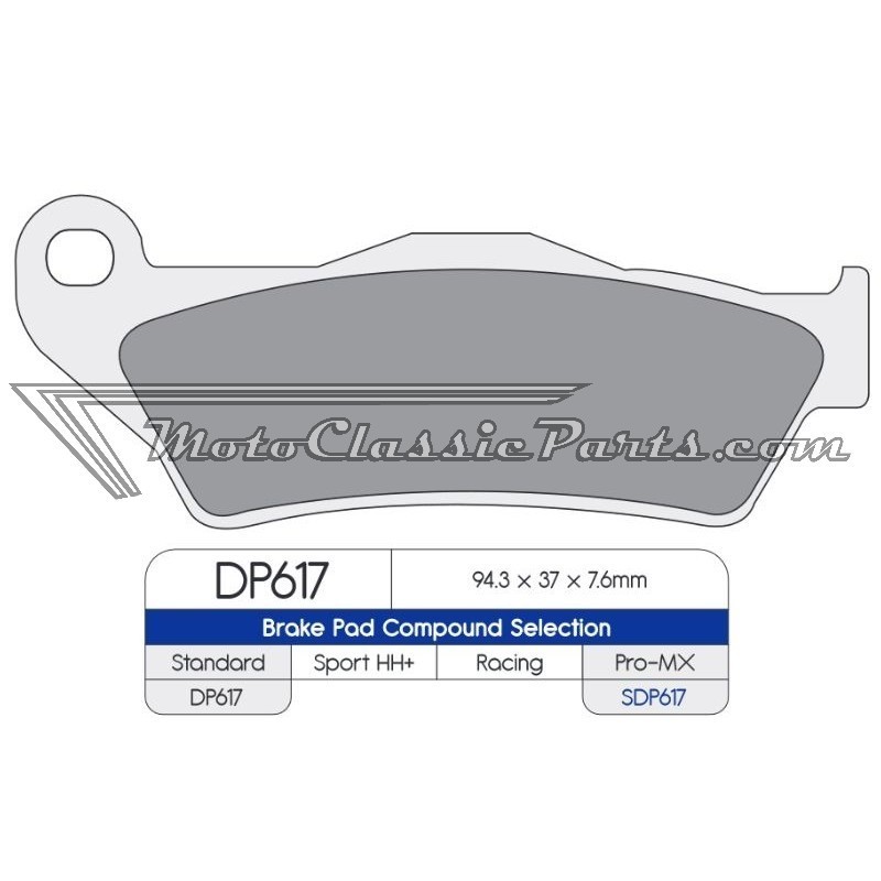 Brake Pads / Pastillas de freno DPBrake SDP617