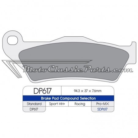 Brake Pads / Pastillas de freno DPBrake SDP617