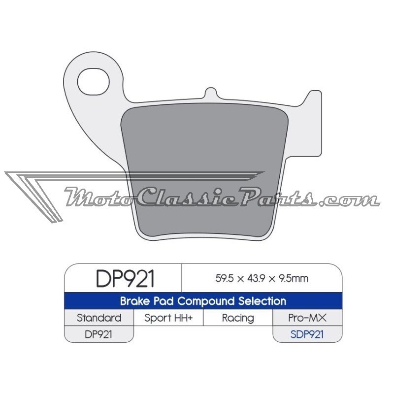 Brake Pads / Pastillas de freno DPBrake SDP921