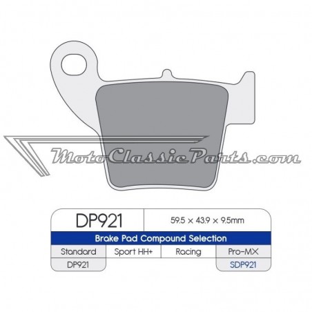 Brake Pads / Pastillas de freno DPBrake SDP921