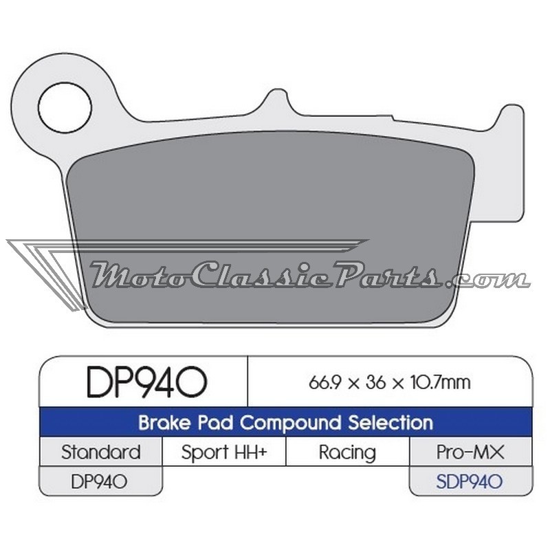 Brake Pads / Pastillas de freno DPBrake SDP940
