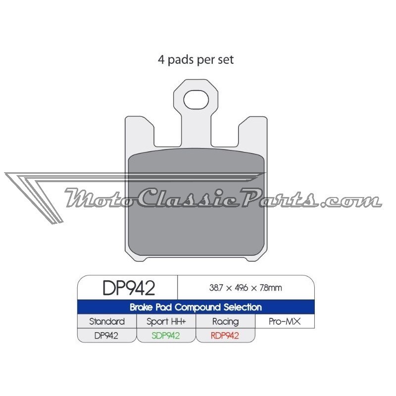 Brake Pads / Pastillas de freno DPBrake SDP942HH+