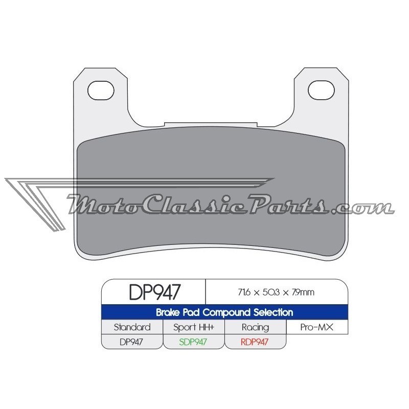 Brake Pads / Pastillas de freno DPBrake SDP947HH+