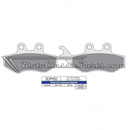 Brake Pads / Pastillas de freno DPBrake SDP952