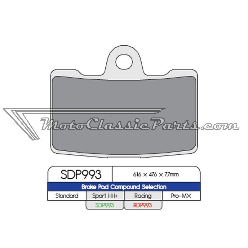 Brake Pads / Pastillas de freno DPBrake SDP993HH+