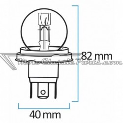 Lámpara Krawehl Foco europeo P45T 12V 45/40W