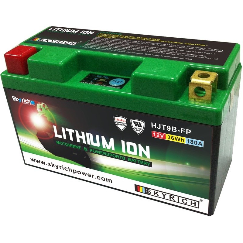 Bateria de litio Skyrich LIT9B (Con indicador de carga) - HJT9B-FP